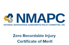 NMAPC - Zero Recordable Injury Certificate of Merit Award (Zero Safety Awards Logo) US Steel